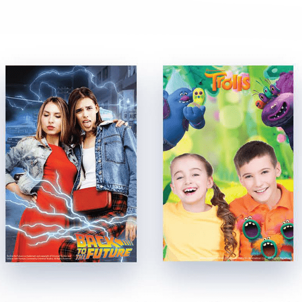 Photo Studio Prism Poses Back to the Future and Trolls
