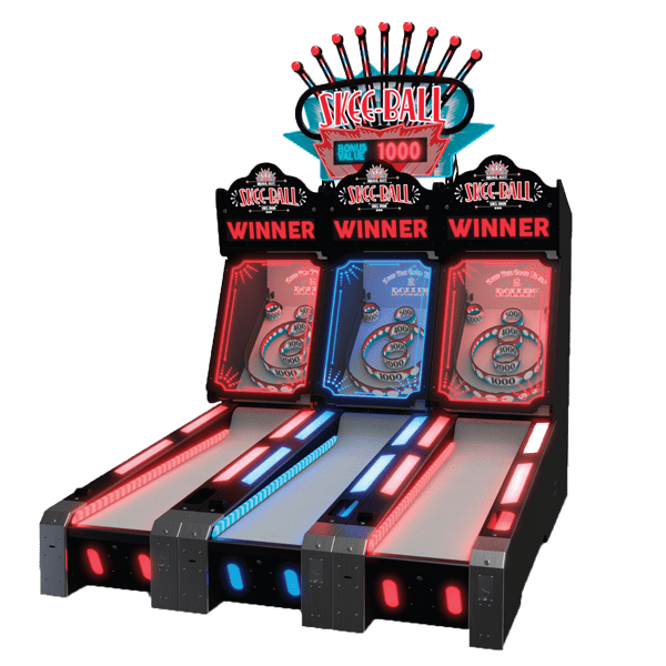 Skee-Ball Glow Cabinet August 2022