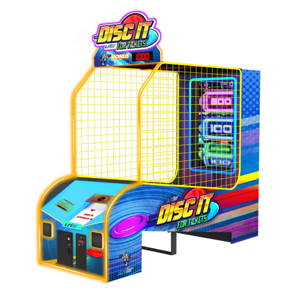 Disc It For Tickets Redemption Arcade Game by UNIS