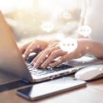 Typing on Keyboard Image