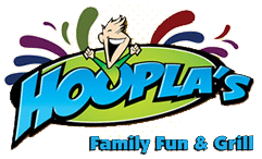Hoopla's Family Fun and Grill logo