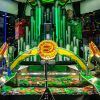 Emerald City Coin Pusher 6-Player Close Up