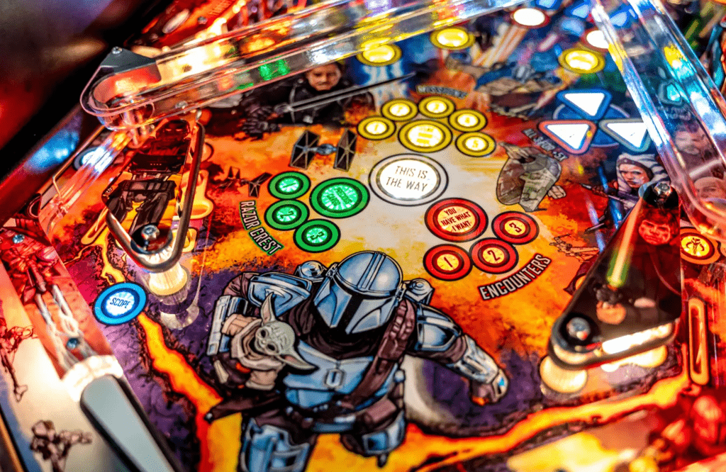 Pinball Page Mandalorian