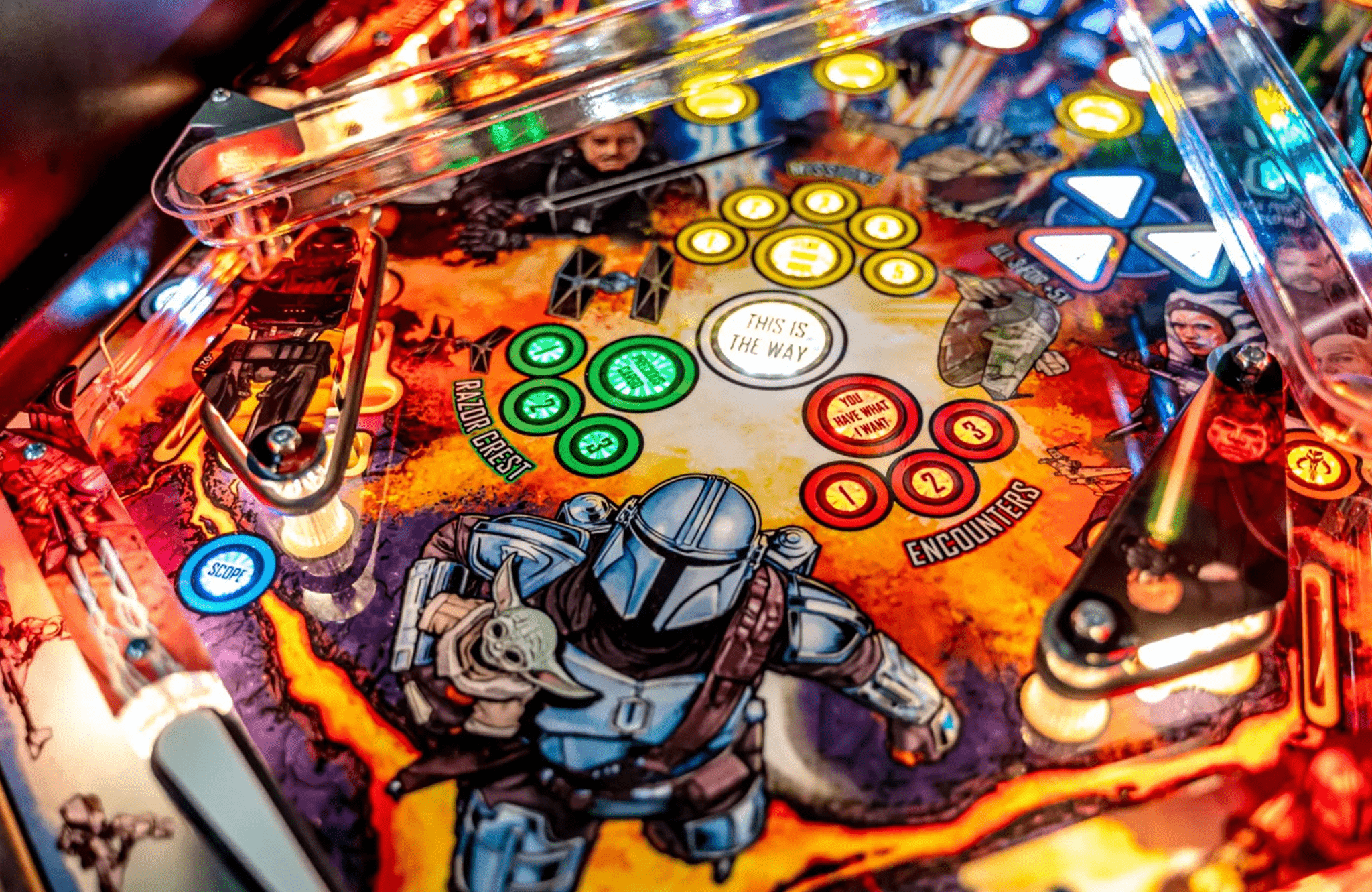 Pinball Page Mandalorian
