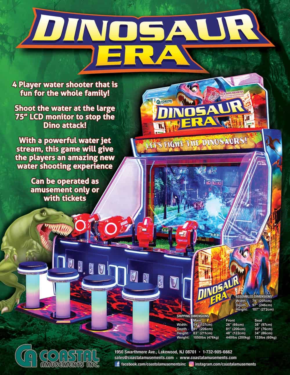 Dinosaur Era Video Redemption Game