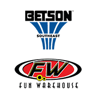 Betson Southeast Logo and Fun Warehouse Logos