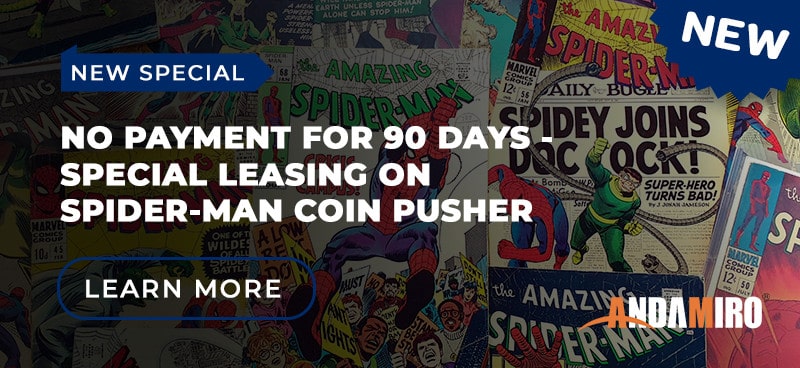 Spider-Man Coin Pusher Leasing