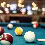 Hand shooting pool