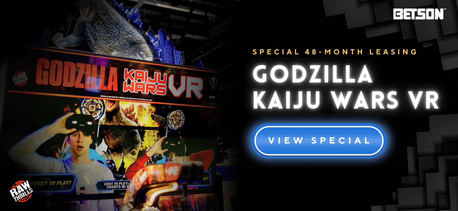 Godzilla Kaiju Wars VR 48-Month Leasing