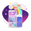 Cotton Candy Robot