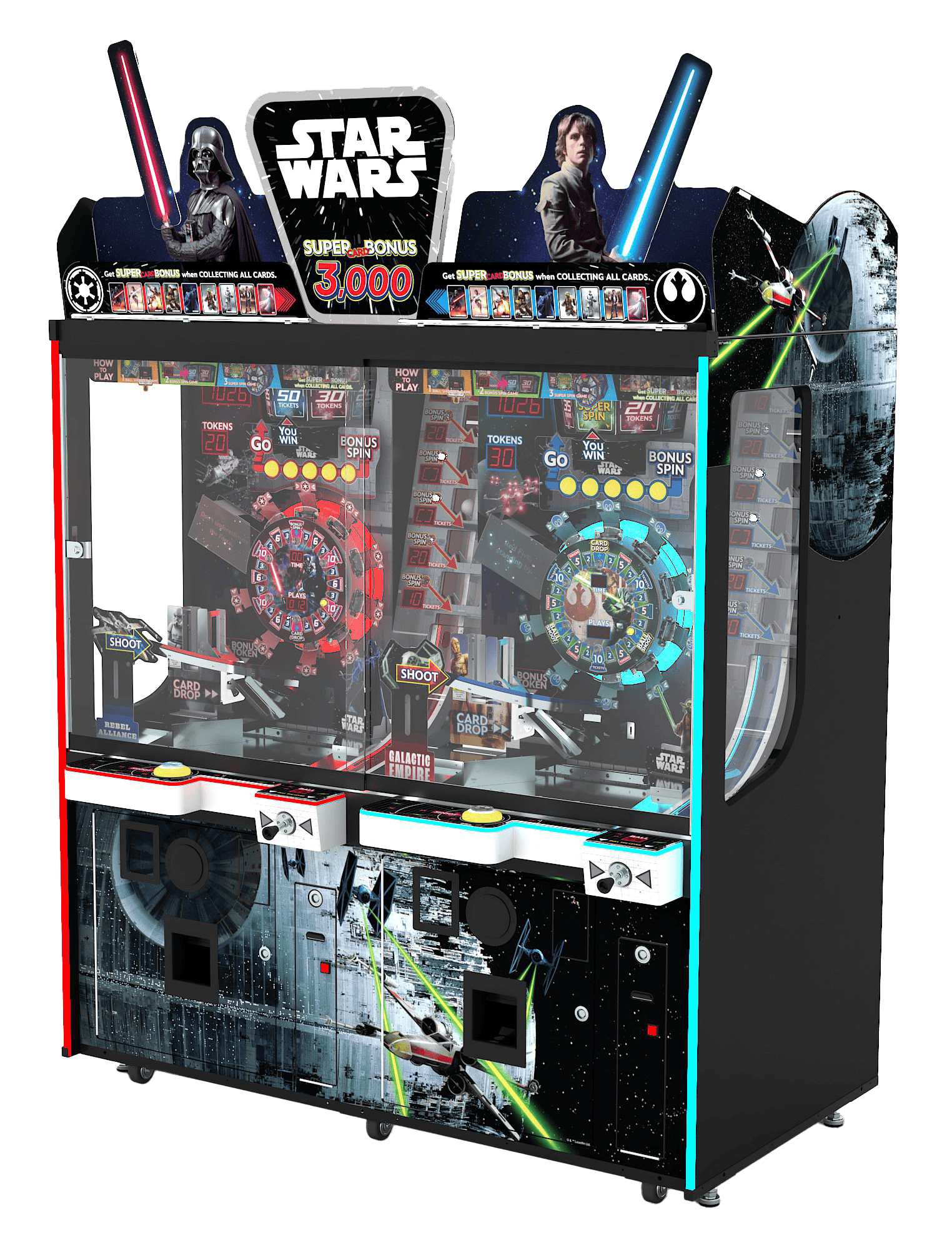 Star Wars Coin Pusher Cabinet