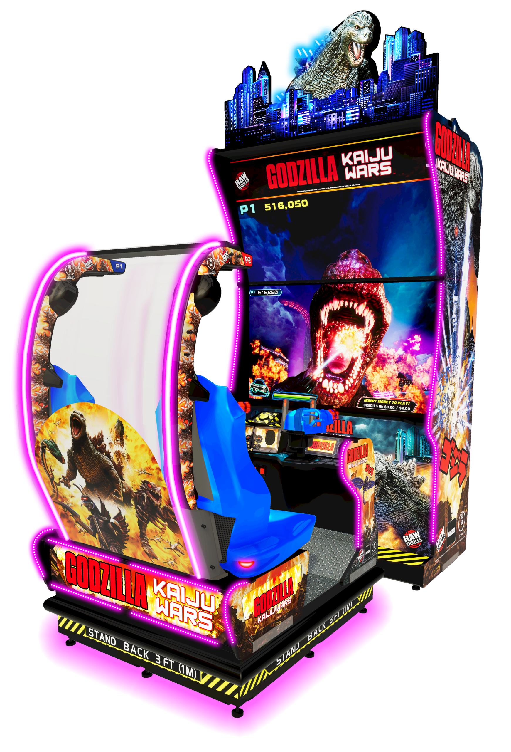 Godzilla Kaiju Wars Deluxe by Raw Thrills
