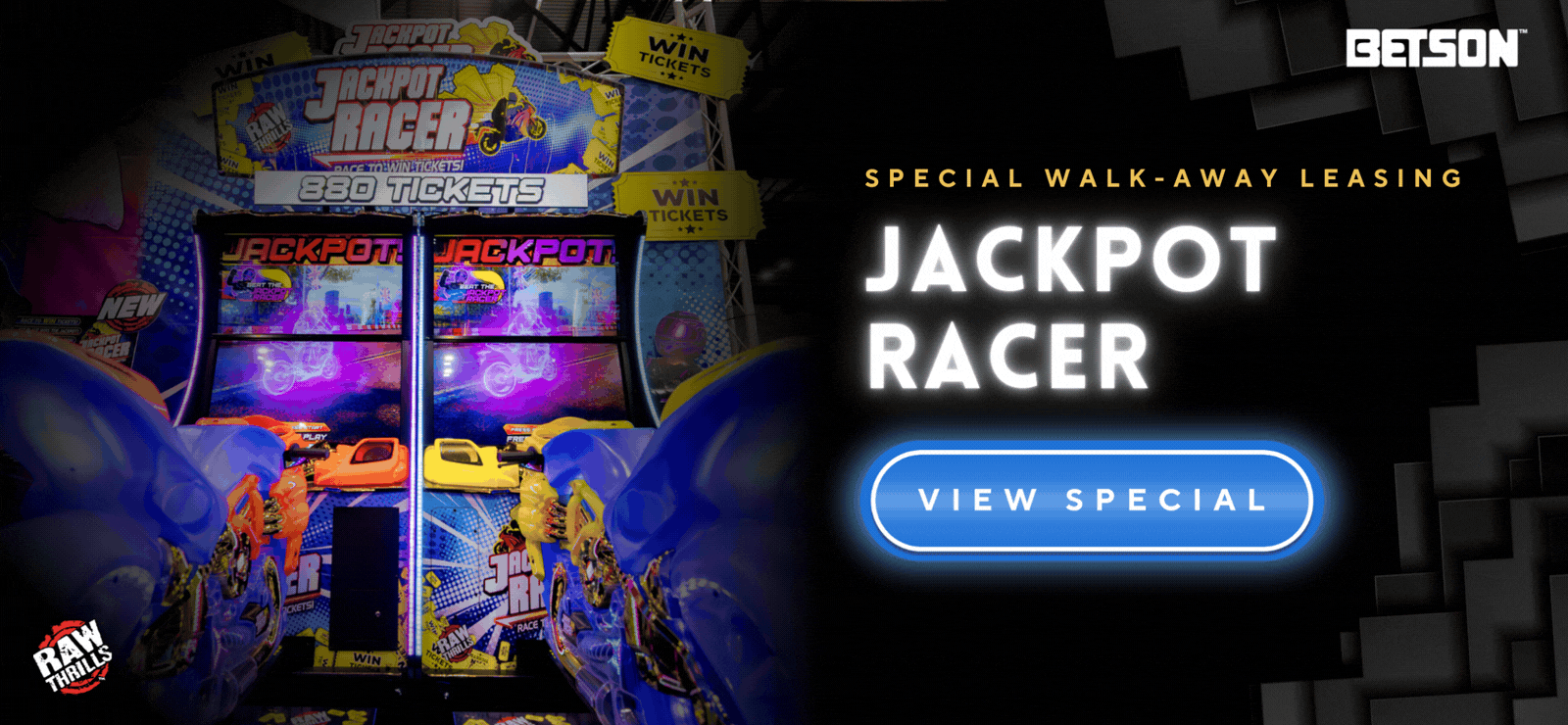 Jackpot Racer Walk Away Leasing