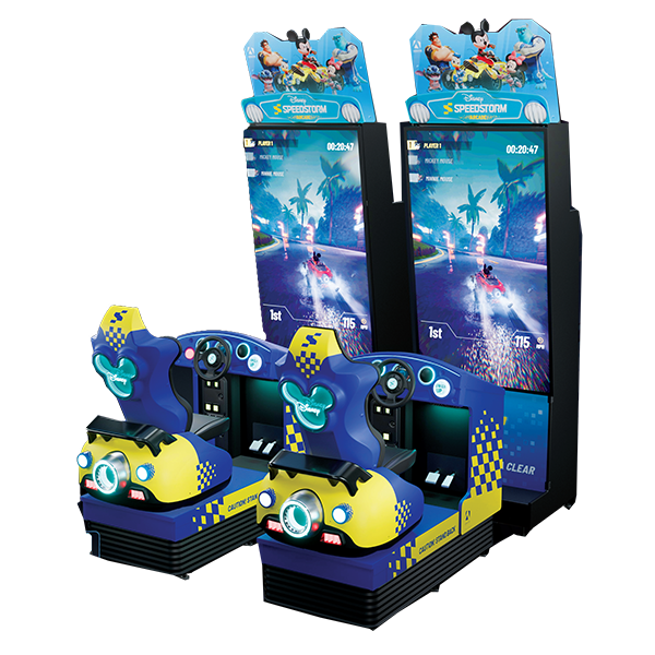 Disney Speedstorm Arcade Cabinet by Adrenaline