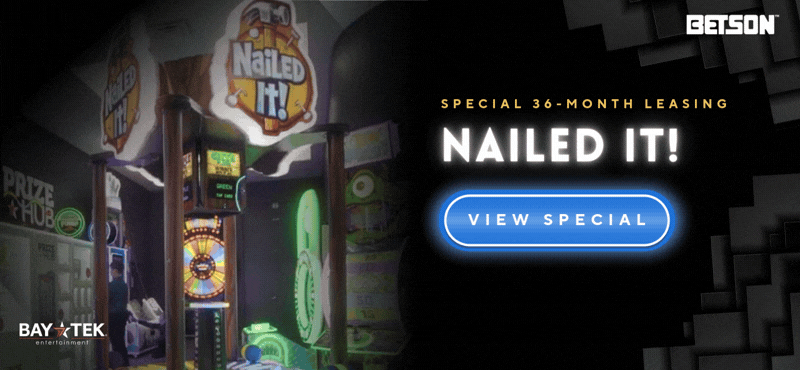 Special Leasing on Nailed It! by Bay Tek